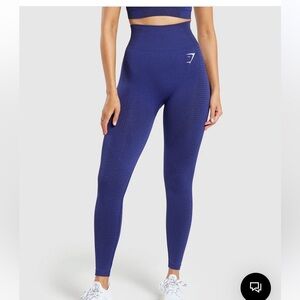 Gymshark Vital Seamless 2.0 Leggings - Cobalt Purple Marl